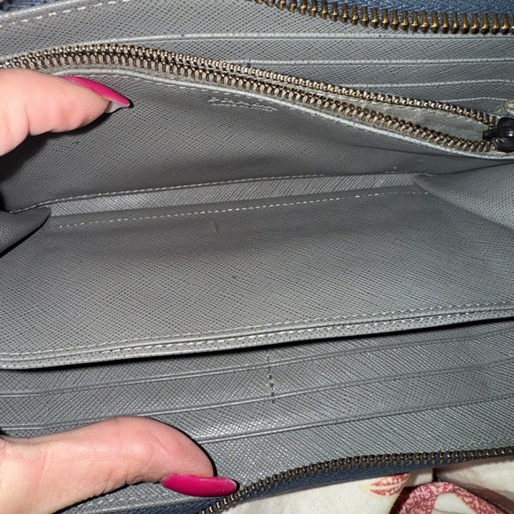 Prada Midnight Blue Leather Wallet - Picture 10 of 15